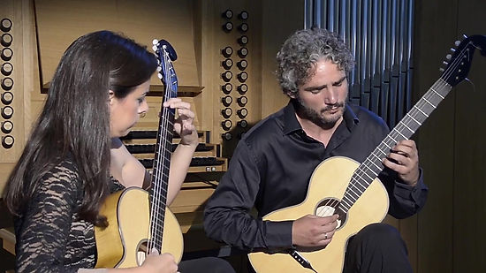 Awesome Duo Melis play Lhoyer on romantic guitars